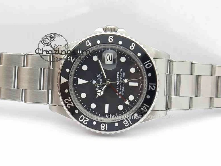 0519 RelaxedFit GMT-Master Vintage 1675 SS BP Best Edition Black Bezel White Markers A 3750
